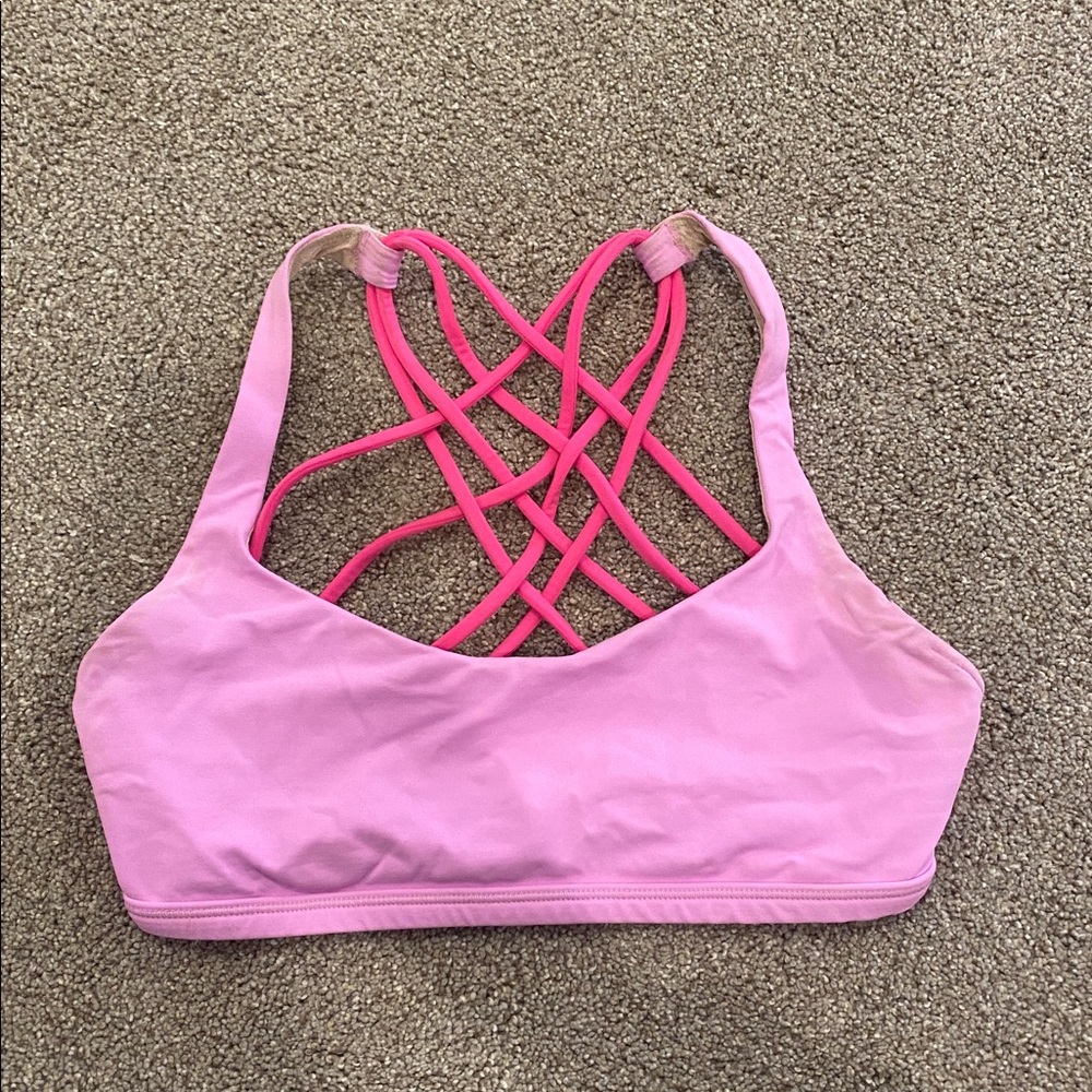 lululemon athletica Pink Sports Bra